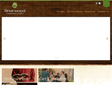Tablet Screenshot of briarwoodchurch.net